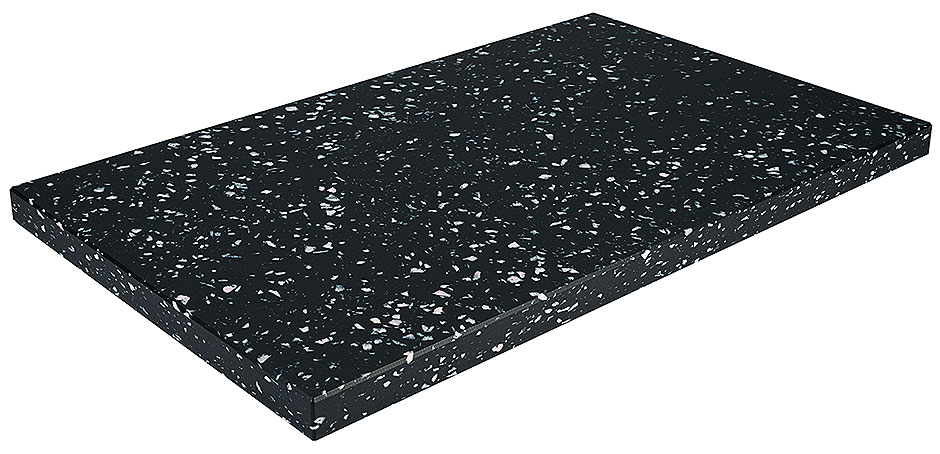 Schneidbrett, schwarz GN 1/1 - Maße 53,0 x 32,5 cm