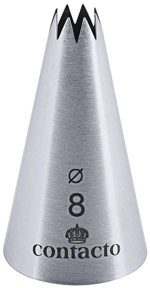 Sterntülle Edelstahl 18/10 - Lochdurchmesser Ø 8,0 mm