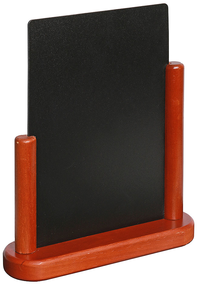Tischtafeln - Fläche 21,0 x 15,0 cm - DIN A5 - mahagonifarben