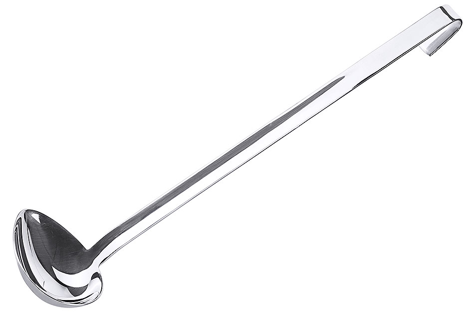 Gießlöffel fugenlos - Löffel 7,0 x 10,0 cm - Stiellänge 37,0 cm - Volumen 0,075 l - links Gießlöffel fugenlos - Löffel 7,0 x 10,0 cm - Stiellänge 37,0 cm - Volumen 0,075 l - links