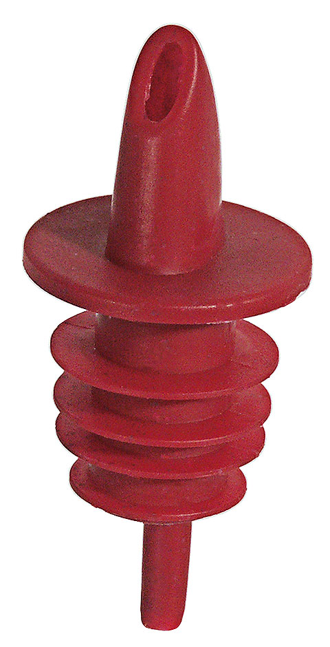 Ausgießer Länge 7 cm - Durchlauf Ø 4 mm - rot Ausgießer Länge 7 cm - Durchlauf Ø 4 mm - rot