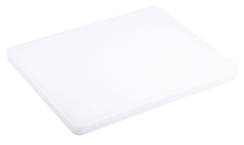 Schneidbrett weiß 32,5 x 26,5 cm - 2 cm dick - mit Füßchen - GN 1/2 Schneidbrett weiß 32,5 x 26,5 cm - 2 cm dick - mit Füßchen - GN 1/2