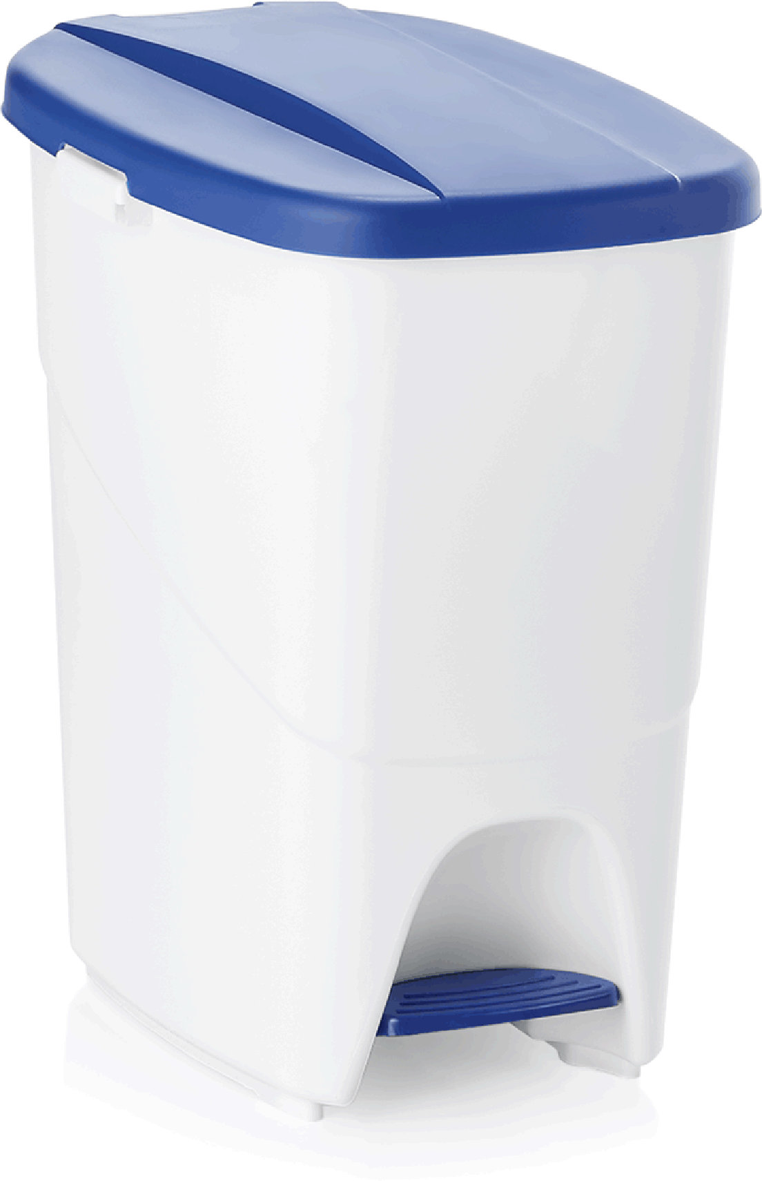 Treteimer mit blauem Deckel, 25 Ltr, Polypropylen