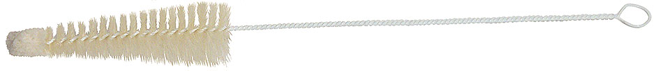Sektflötenbürste - Ø 3,0 - 1,0 cm - Besatzlänge 7,0 cm - Länge 28,0 cm Sektflötenbürste - Ø 3,0 - 1,0 cm - Besatzlänge 7,0 cm - Länge 28,0 cm