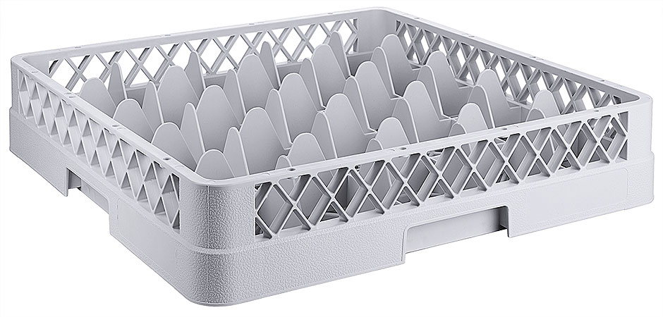 Gläserspülkorb mit 25 Fächer - Ø Glas 9,0 cm - Höhe 8,0 cm Gläserspülkorb mit 25 Fächer - Ø Glas 9,0 cm - Höhe 8,0 cm