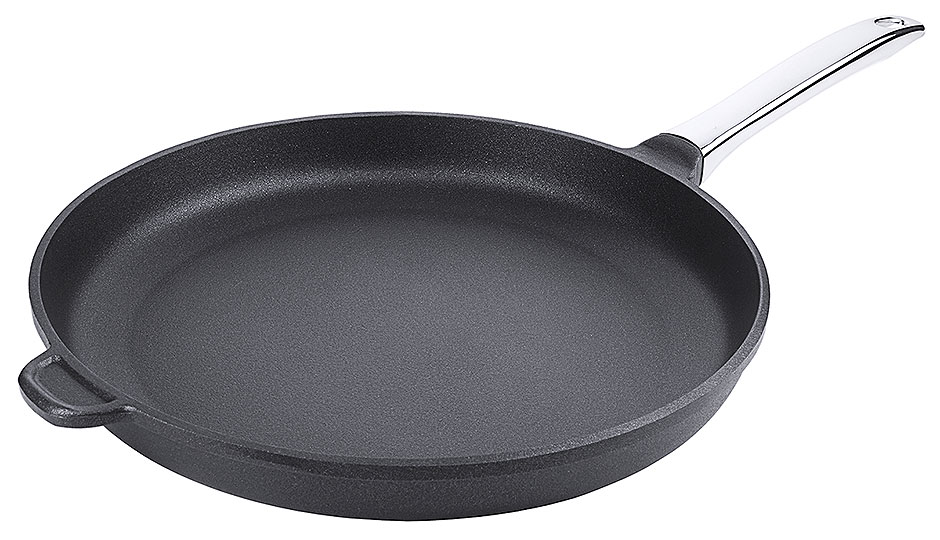 Aluminiumguss Pfanne Ø 32 cm - Höhe 3,0 cm - Stiellänge 20 cm