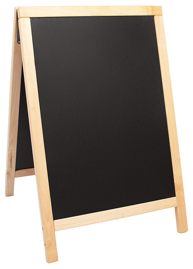 Werbetafeln DOPPELTAFEL - Fläche 47 x 67 cm - NATURFARBEND