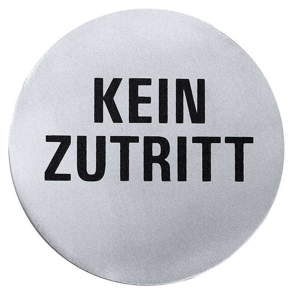 Türsymbol - KEIN ZUTRITT Türsymbol - KEIN ZUTRITT