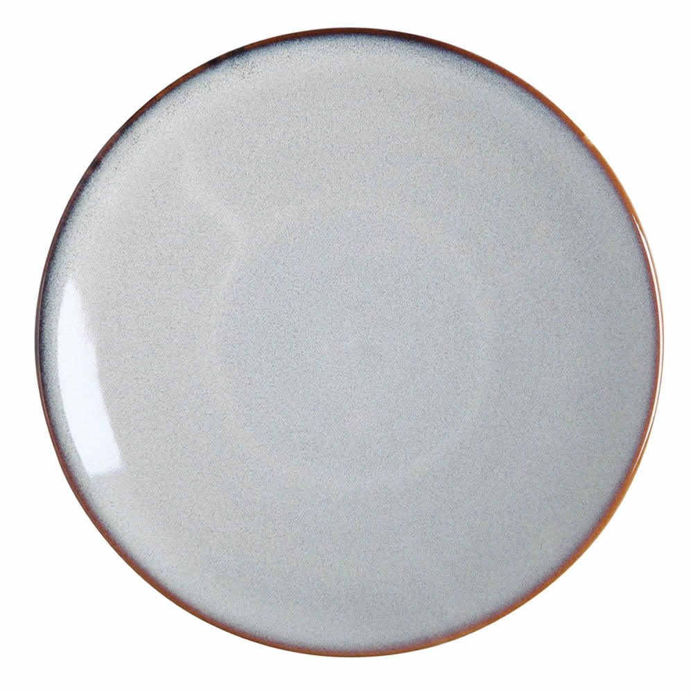 Teller flach Ø 280 mm, Serie Moon, hellgau Teller flach Ø 280 mm, Serie Moon, hellgau