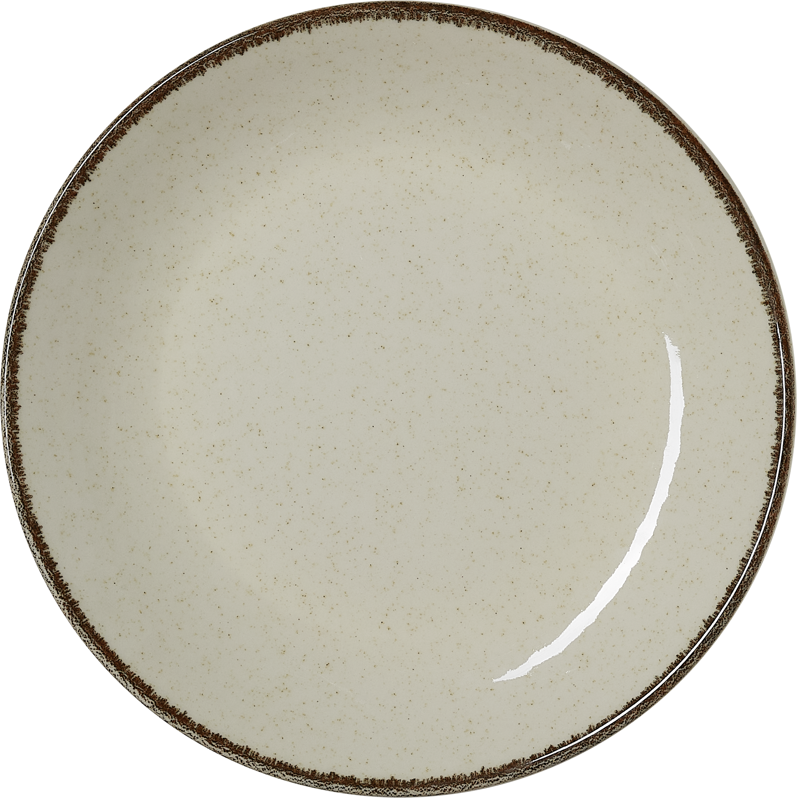 Teller, flach, Ø 21 cm, Serie sand, Porzellan