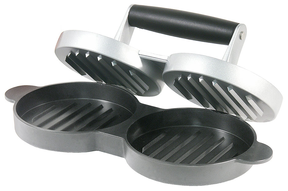 Hamburgerpresse doppelt 28 cm Hamburgerpresse doppelt 28 cm