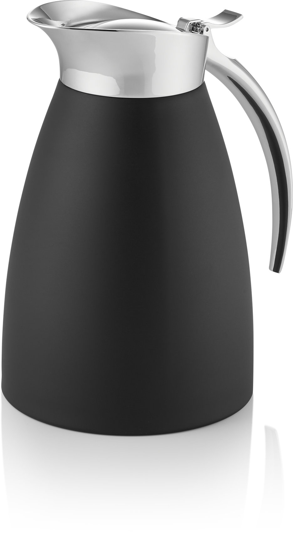 Isolierkanne Volumen 1,00 Liter aus CNS 18/8 in schwarz