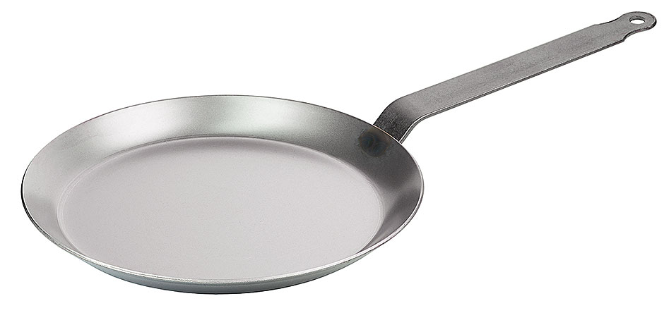 Crepes Eisenpfanne Ø 24,0 cm - Höhe 2,0 cm - Stiellänge 20 cm