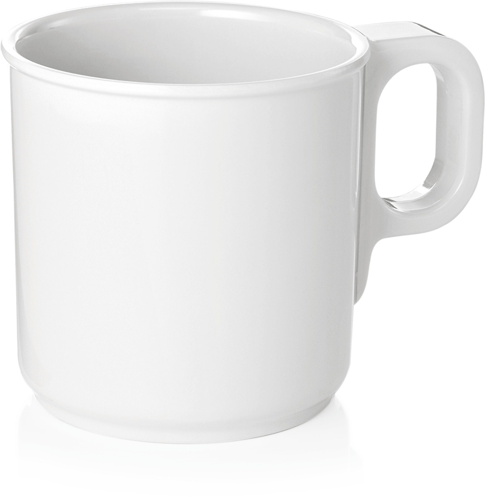 Becher, 0,25 ltr,, weiß, Melamin