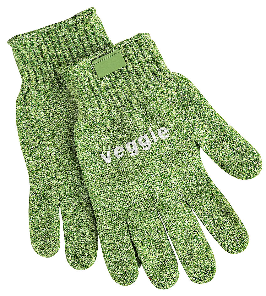 Gemüseputzhandschuh, grün