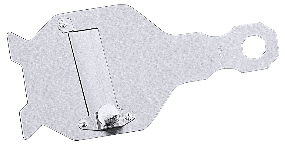 Trüffel--Feinhobel - Klingenbreite 6,0 cm - Länge 16,0 cm - mit glatter Klinge