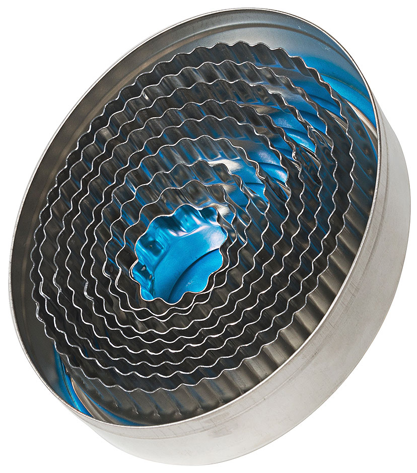 Ausstechform Oval - gewellt - Set mit 9 Stück Ausstechform Oval - gewellt - Set mit 9 Stück