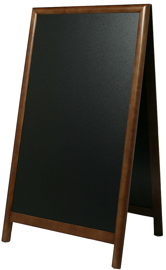 Werbetafeln DOPPELTAFEL - Fläche 58 x 100 cm - DUNKELBRAUN