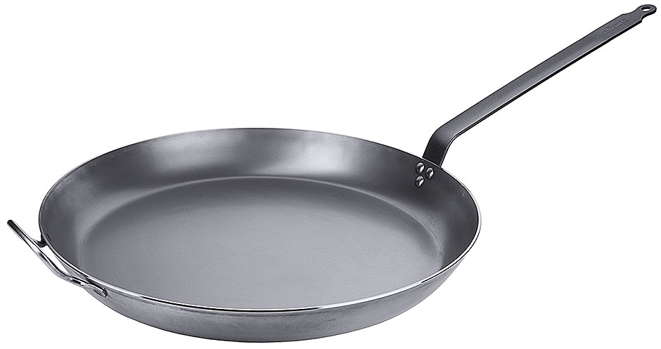 Eisenpfanne - Lyoneser Form - Ø 50 cm - Stiellänge 41,0 cm Eisenpfanne - Lyoneser Form - Ø 50 cm - Stiellänge 41,0 cm