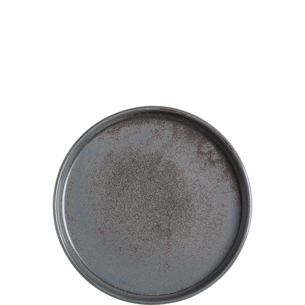 Teller flach Ø 150 mm, Serie Rusty, in Grautönen Teller flach Ø 150 mm, Serie Rusty, in Grautönen