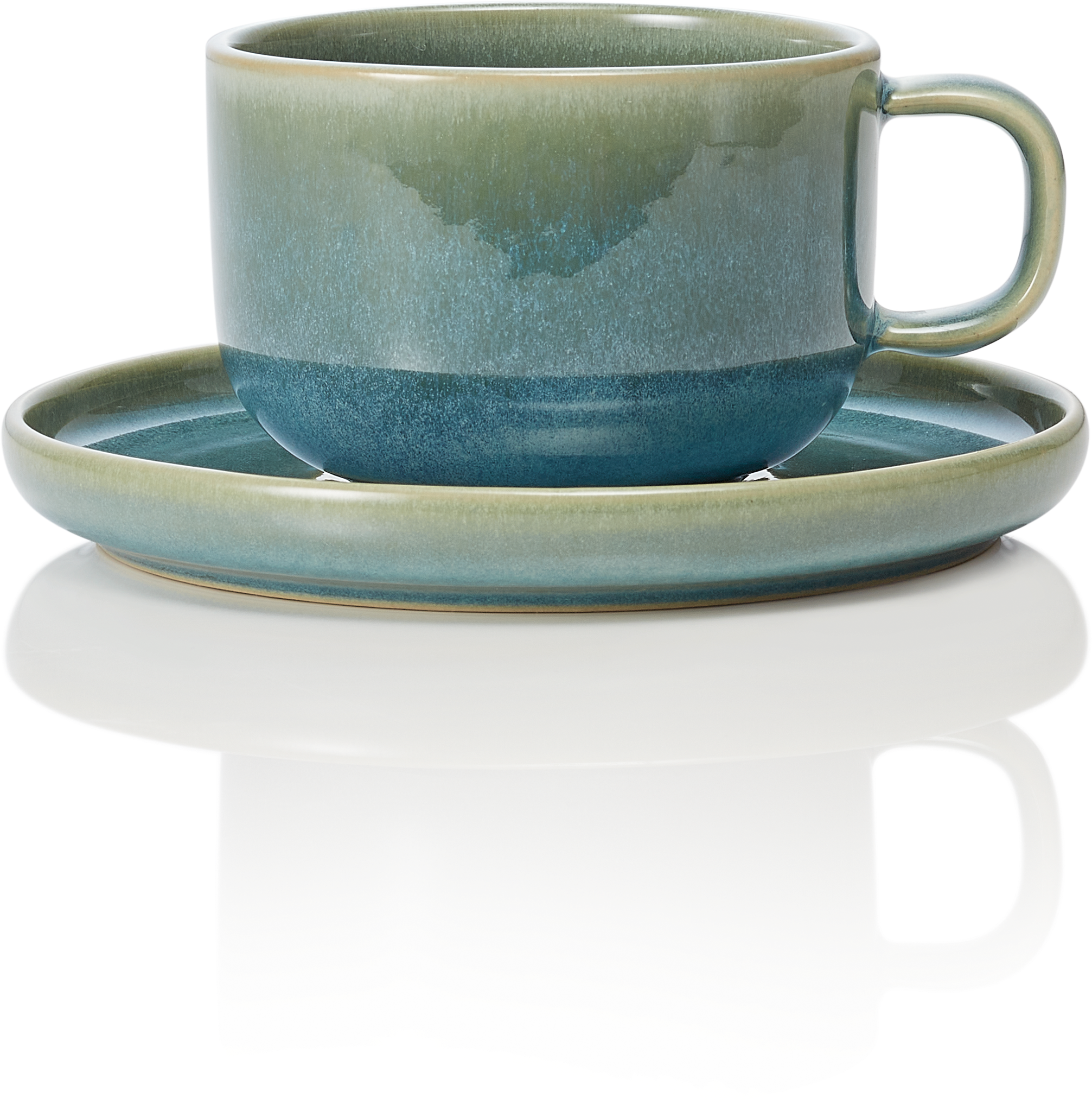 ROCKZZERO® ONE - Ober- & Untertasse, 0,275 Liter, Serie myrtle green