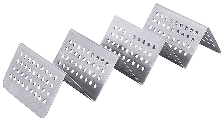 Snackablage - Welle, perforiert mit 3 Fächer Snackablage - Welle, perforiert mit 3 Fächer