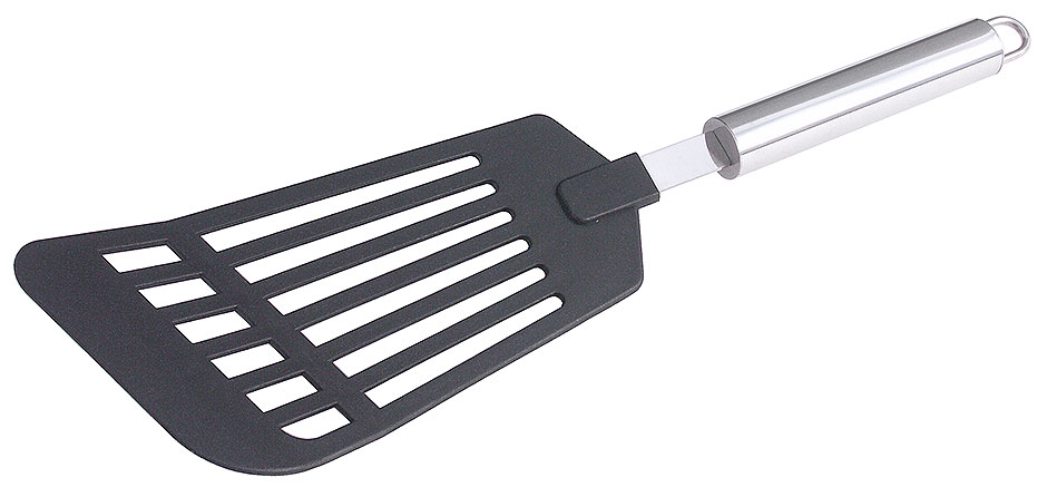 Pfannenwender Nylon - Spatel 17,0 x 8,0 cm - Länge 32,0 cm - Serie POLARIS