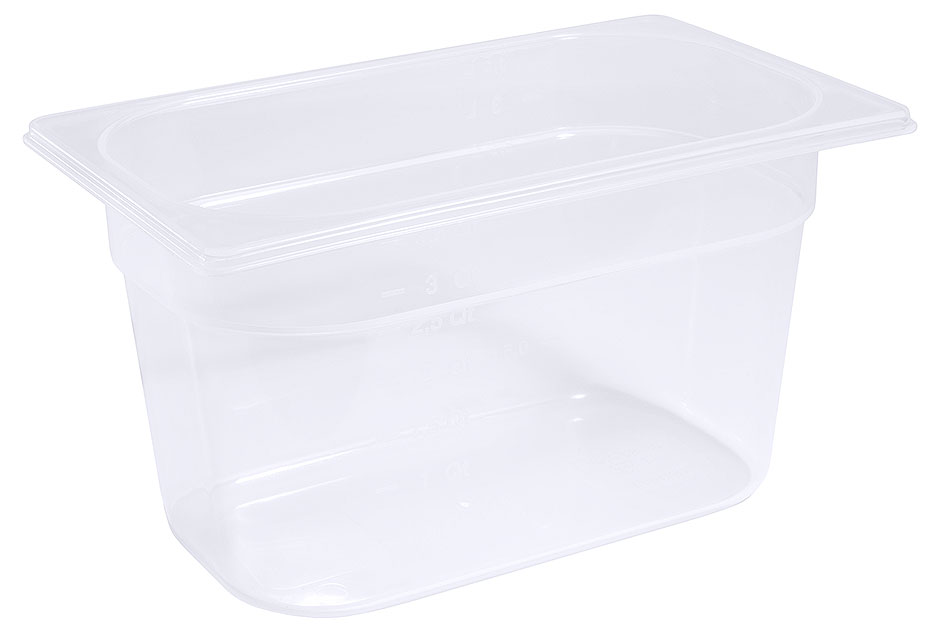 GN Behälter 1/4 - Polypropylen - 150 mm tief - Volumen 4,0 Liter