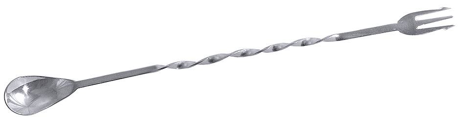 Barlöffel - Länge 24,5 cm - mit Olivengabel