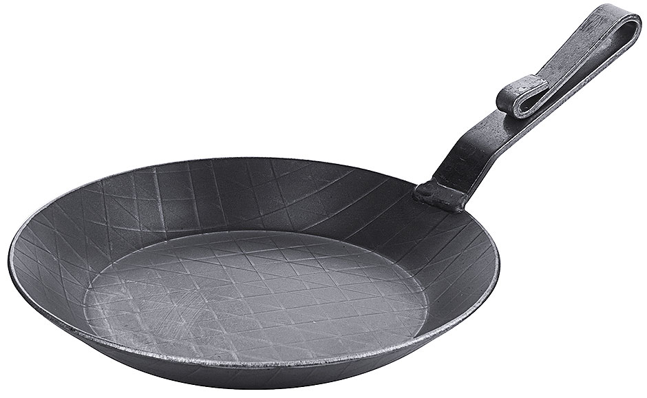 Servierpfanne Ø 20 cm - Höhe 2,5 cm - Stiellänge 11,0 cm