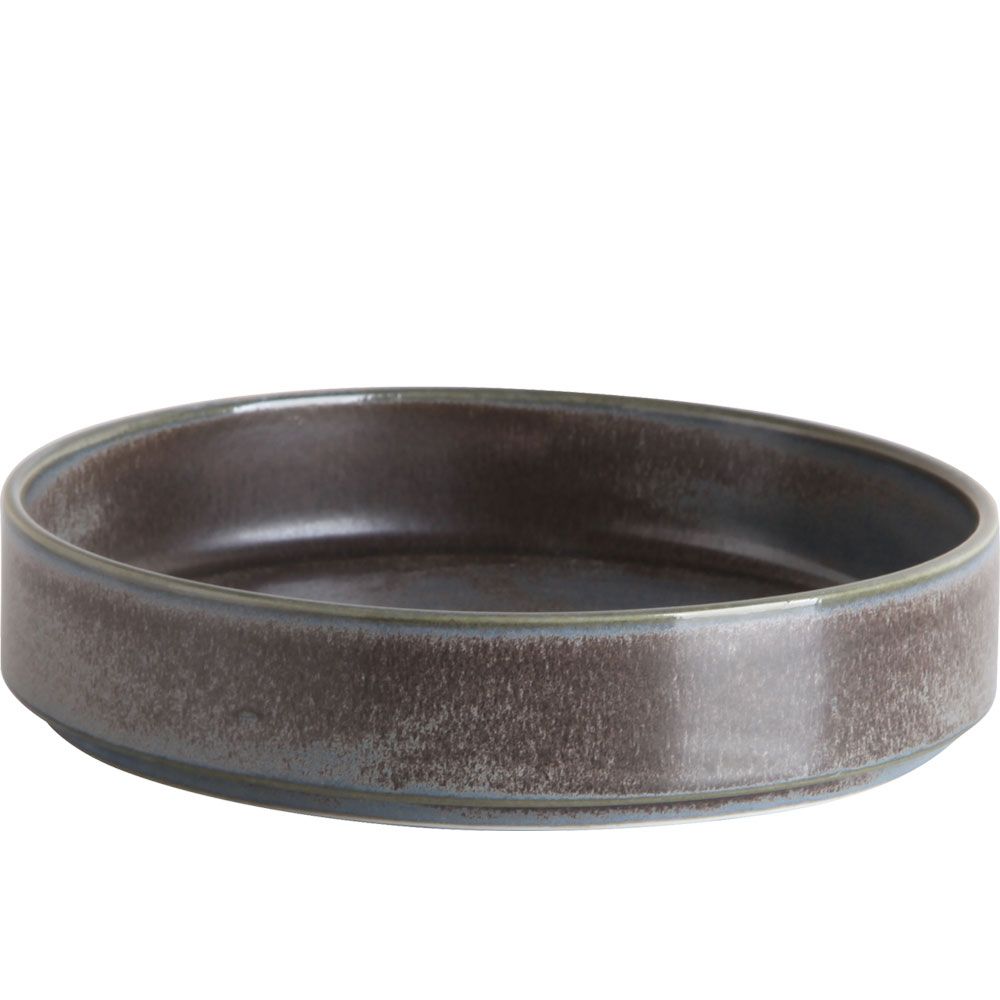 Schale flach Ø 150 mm, Serie Rusty, in Grautönen