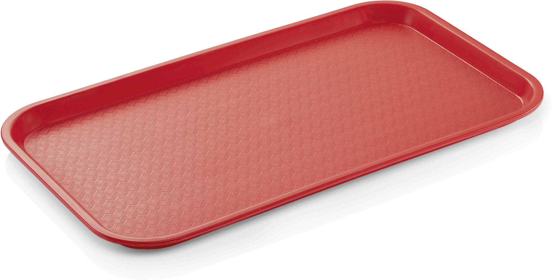 Tablett GN 1/1, rot, Polypropylen Tablett GN 1/1, rot, Polypropylen