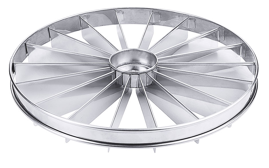 Tortenteiler Ø 32,0 cm - Segmente 18 - Edelstahl