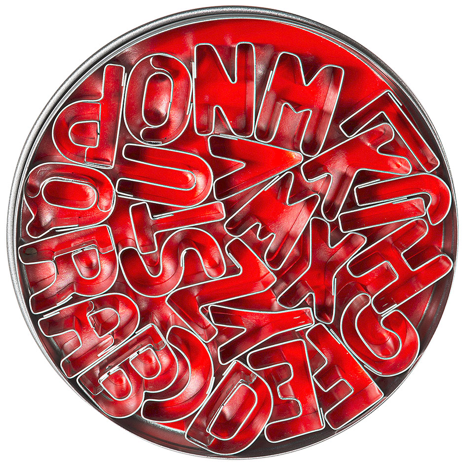 Ausstechformen Buchstaben klein von A - Z Ausstechformen Buchstaben klein von A - Z