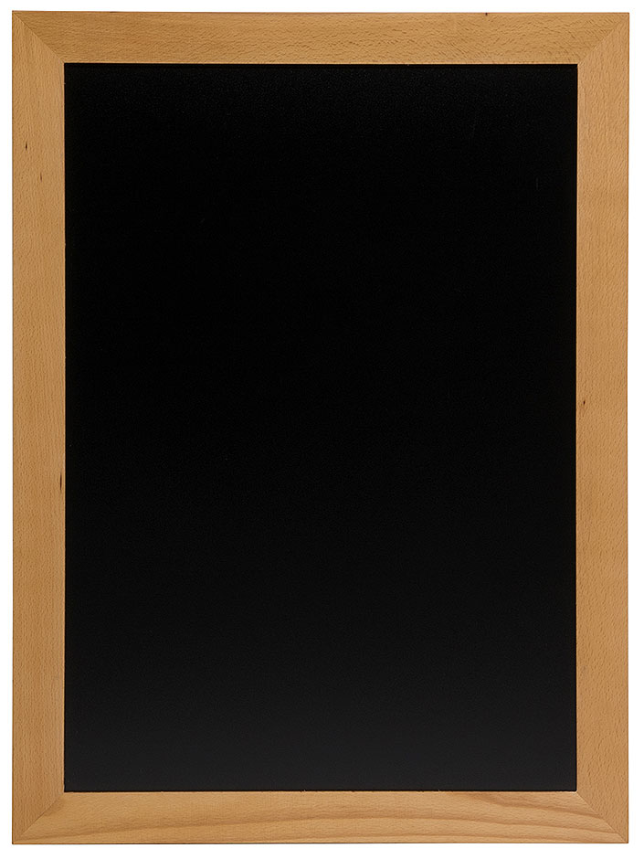 Werbetafeln WANDTAFEL teak - Länge 80 cm - Breite 60 cm