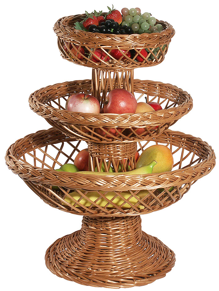 Korb-Etagere - Ø 46,0 cm - Höhe 58,0 cm