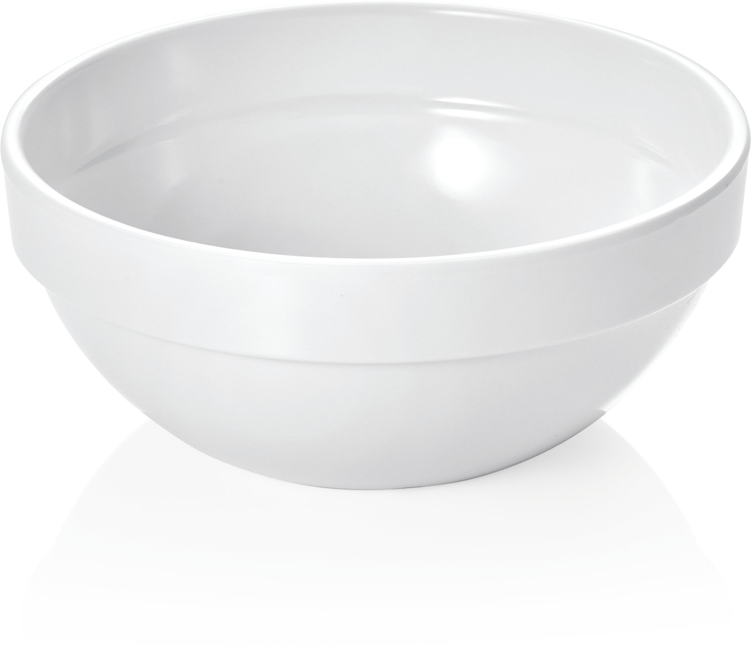 Schale, 1,00 ltr,, Ø 17 cm, weiß, Melamin