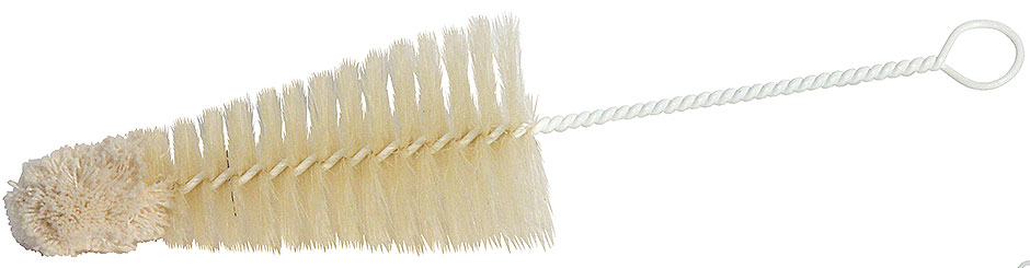 Sektflötenbürste - Ø 7,0 - 3,5 cm - Besatzlänge 10,0 cm - Länge 28,0 cm Sektflötenbürste - Ø 7,0 - 3,5 cm - Besatzlänge 10,0 cm - Länge 28,0 cm