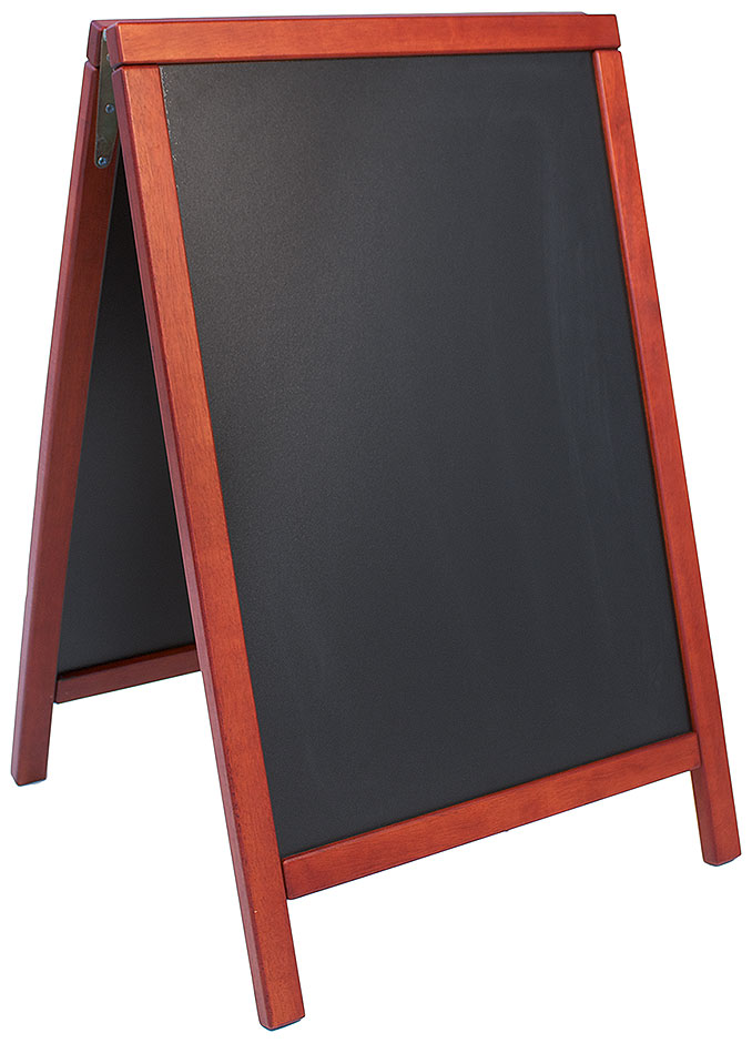 Doppeltafel 85 cm, mahagoni