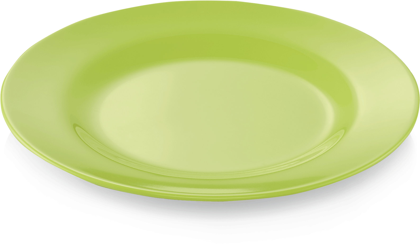 Teller, flach, Ø 20 cm, grün, Melamin