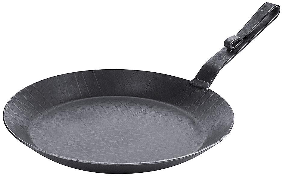 Servierpfanne Ø 28 cm - Höhe 3,0 cm - Stiellänge 16,0 cm