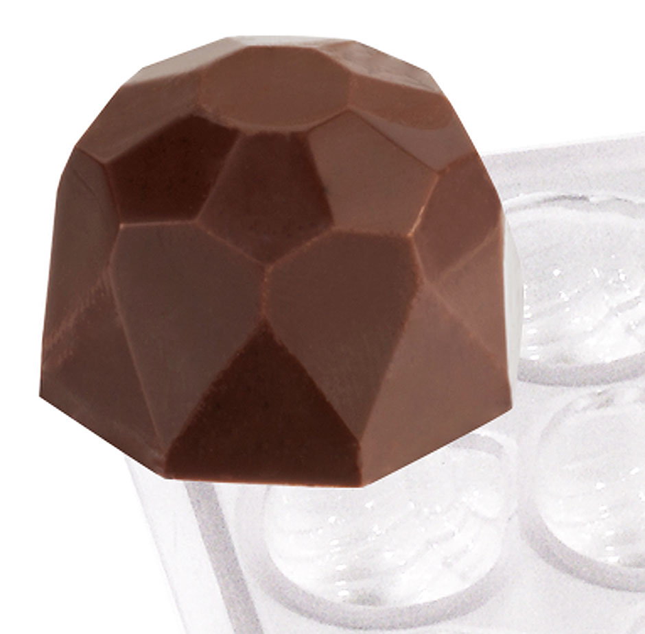 Pralinenform Diamant Ø 25,0 mm - Höhe 17,0 mm - Formen 21