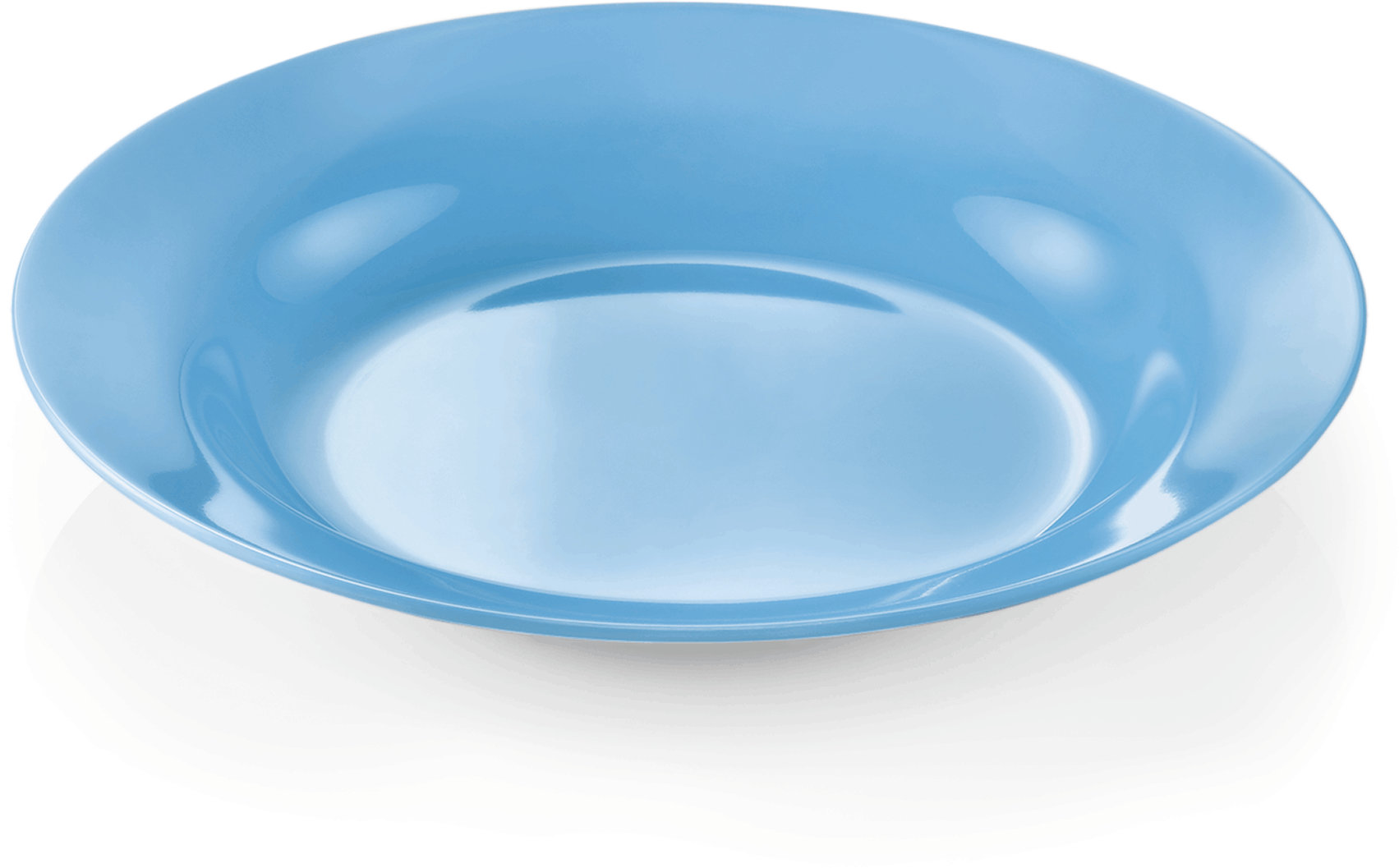 Teller, tief, Ø 20 cm, blau, Melamin