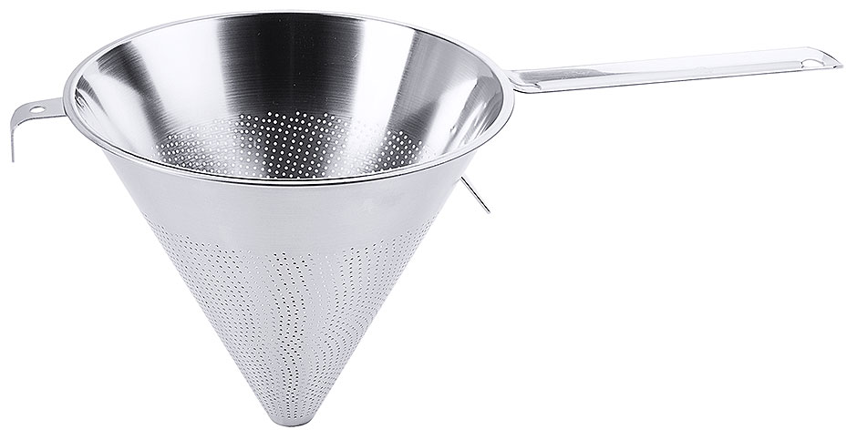 Spitzsieb mit Flachgriff Ø 25 cm - Höhe 23,0 cm - Volumen 3,50 Liter Spitzsieb mit Flachgriff Ø 25 cm - Höhe 23,0 cm - Volumen 3,50 Liter