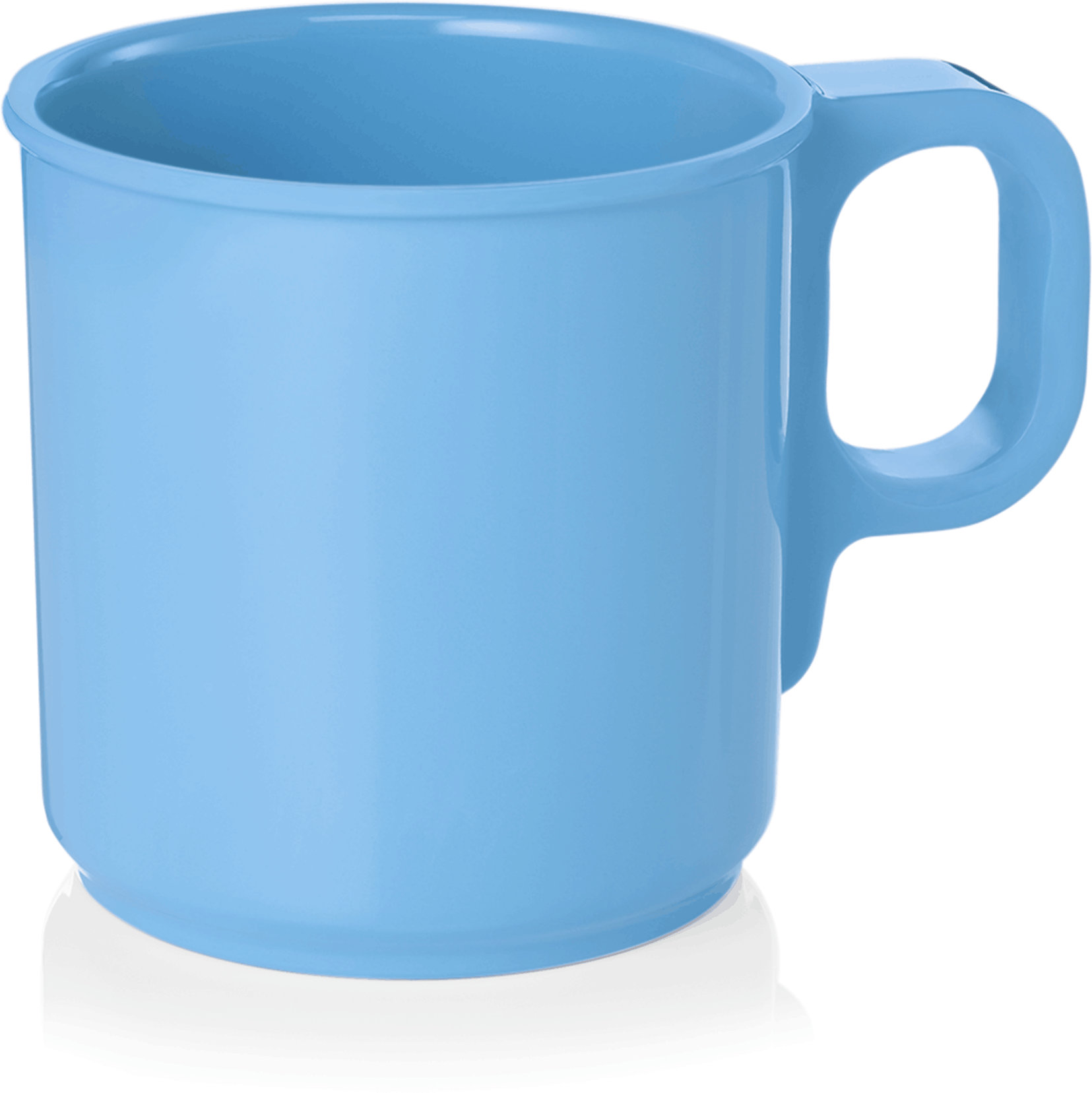 Becher, 0,25 ltr,, blau, Melamin