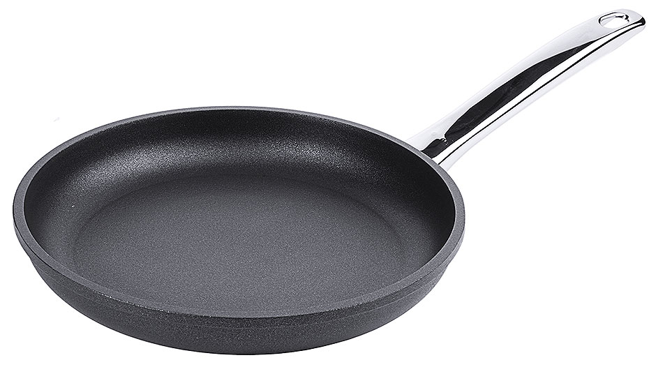Aluminiumguss Pfanne Ø 24 cm - Höhe 3,0 cm - Stiellänge 20 cm