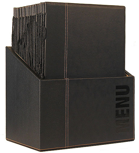 Speisekartenmappe DIN A4 20 Stück - Schwarz Speisekartenmappe DIN A4 20 Stück - Schwarz