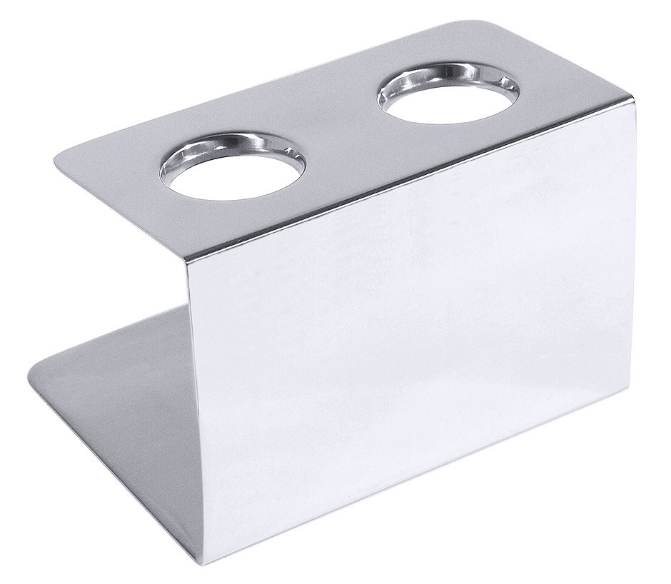 Eishörnchenständer 2 Löcher - Maße 13,5 x 7,0 cm - Höhe 8,5 cm