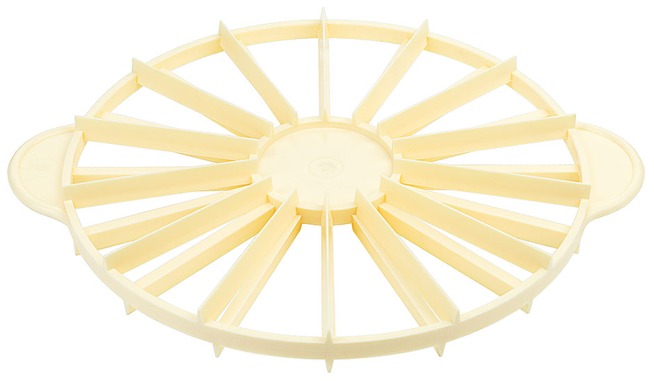 Tortenteiler Ø 26,5 cm - Segmente 12 / 16 - aus Polypropylen