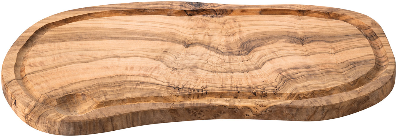 Servierbrett 40,0 x 20,0 cm, aus Olivenholz